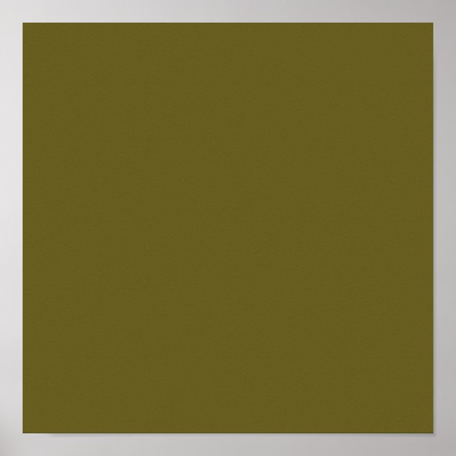 Antique bronze (solid color)  poster (Front)