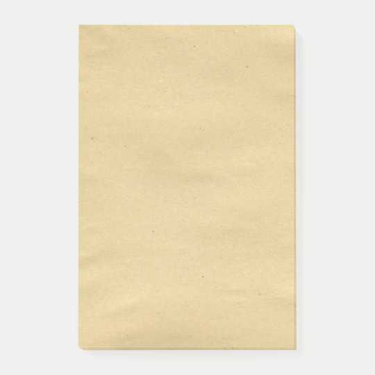Antique Brown Blank Paper Postit Notes