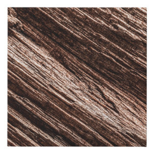Antique brown obsolete wooden background. age-old, faux canvas print