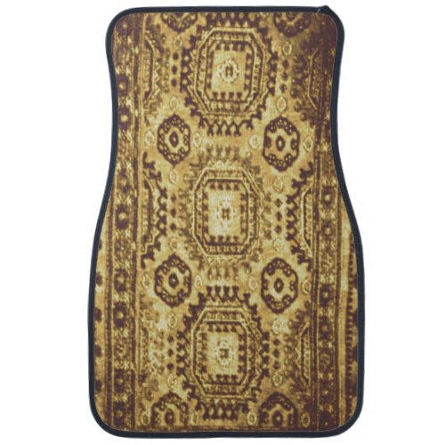 Antique brown  Oriental rug design