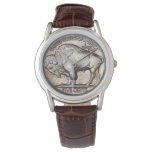 Antique Buffalo Nickel Vintage Rare Coin Collector Watch