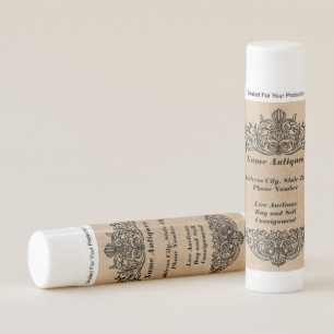 Antique Business Card Lip Balm