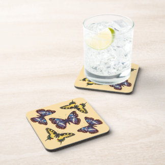Antique Butterfly  Beverage Coaster