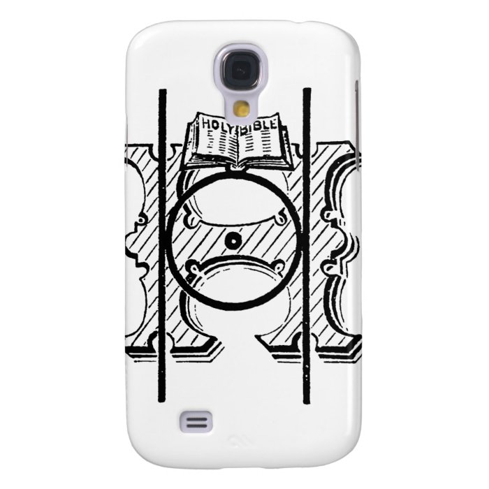 Antique Calligraphy Masonic Symbol Letter H Galaxy S4 Cases