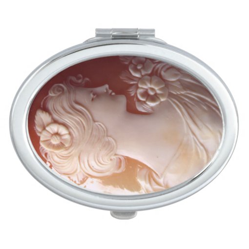 Antique Cameo Compact Mirror | Zazzle