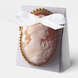 Antique Cameo Favor Boxes