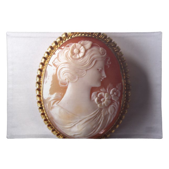 Antique Cameo Placemat (Front)