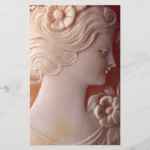 Antique Cameo Stationery