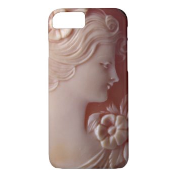 Antique Cameo  Vintage Cameo Iphone 8/7 Case by Omtastic at Zazzle