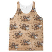 Antique Camera Old Classic Films All-Over-Print Tank Top (Front)
