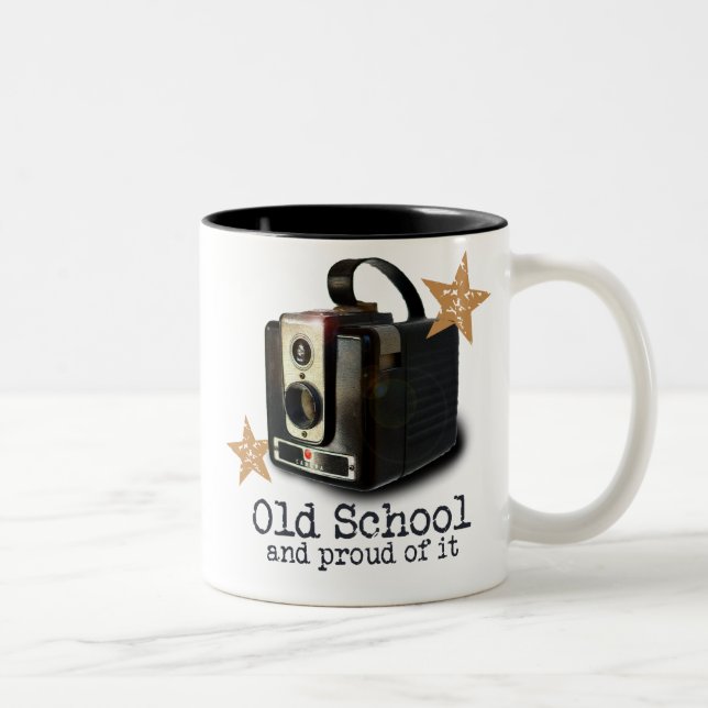 Antique camera Old School mug (Right)