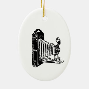 Antique Camera Ornament - Classic Camera