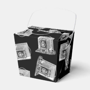 Antique Camera Pattern Illustrated Vintage Cameras Favor Boxes