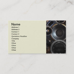 Antique Camera Photography Vintage Lens Film Business Card