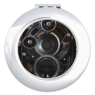 Antique Camera Photography Vintage Lens Film Compact Mirror