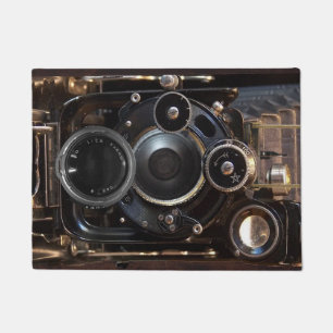 Antique Camera Photography Vintage Lens Film Doormat