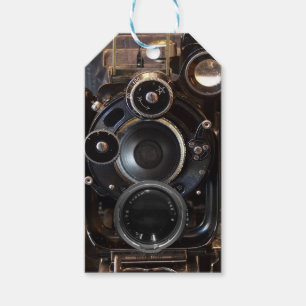 Antique Camera Photography Vintage Lens Film Gift Tags