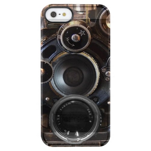 Antique Camera Photography Vintage Lens Film Clear iPhone SE55s Case