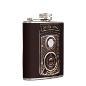 Antique camera rolleicord art deco hip flask (Right)