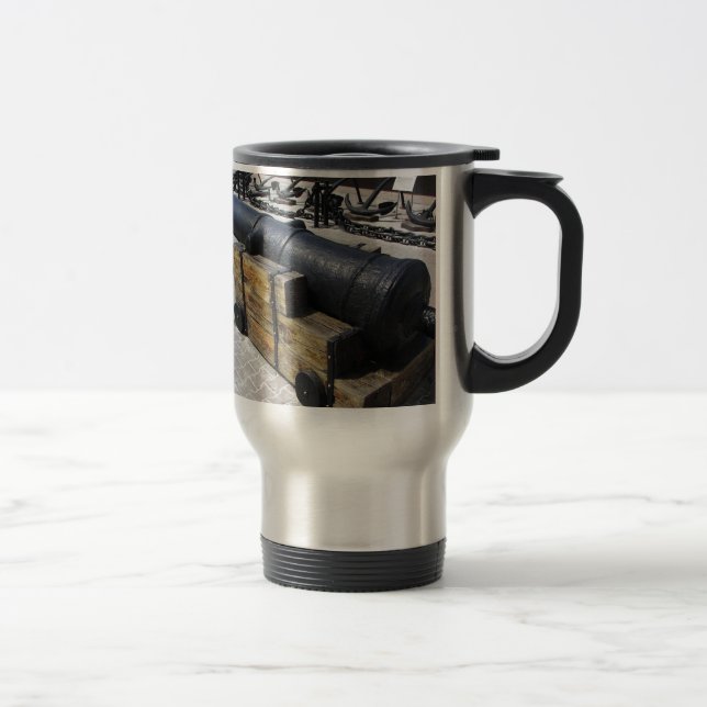 Antique Cannon Travel Mug (Right)