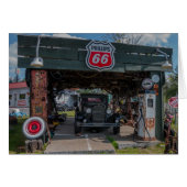 Antique Car and Pump (Front Horizontal)