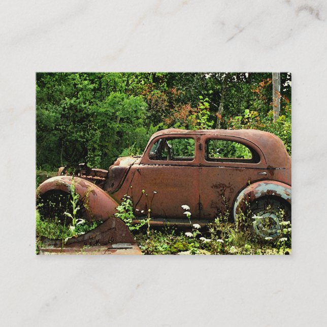 Antique Car ATC Business Card (Front)