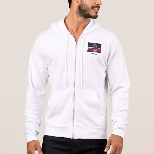 Antique Car Barn - Zip Up Hoodie (Front)