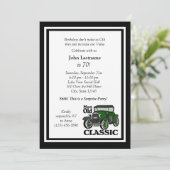 Antique Car Birthday Invite (Standing Front)