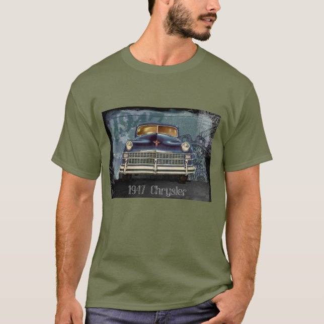 Antique Car Handsome 1947 Chrysler Classic Auto T-Shirt (Front)