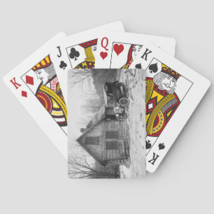 Antique Car in Rock Creek Park, 1920s Poker Cards