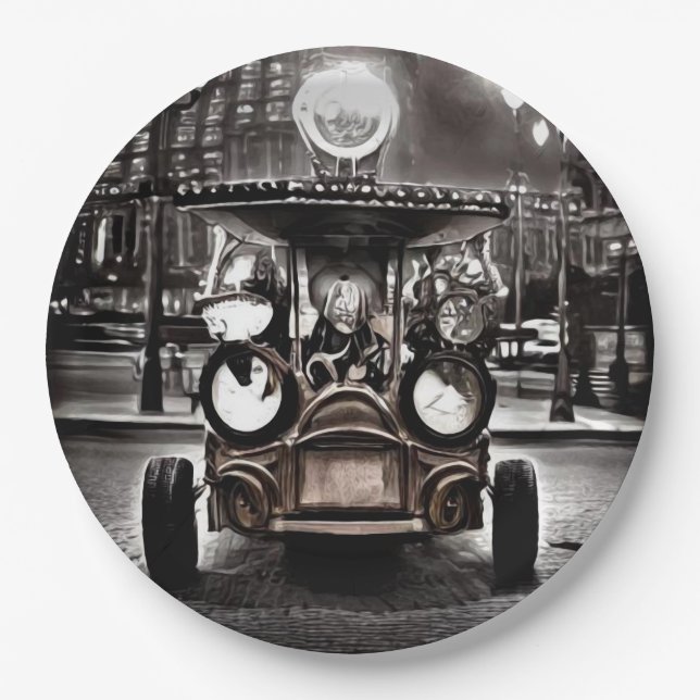 Antique Car Paper Plates (Front)