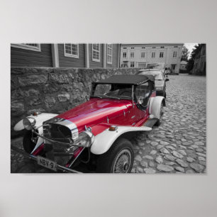 Antique Car Poster