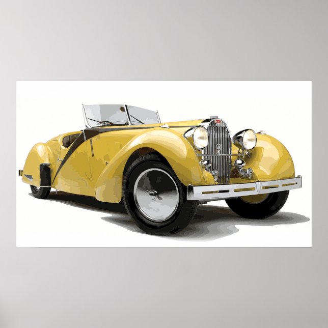 Antique Car Poster (Front)