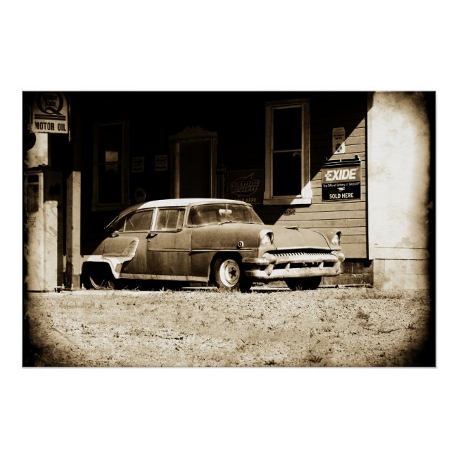 Antique Car Poster (Front)
