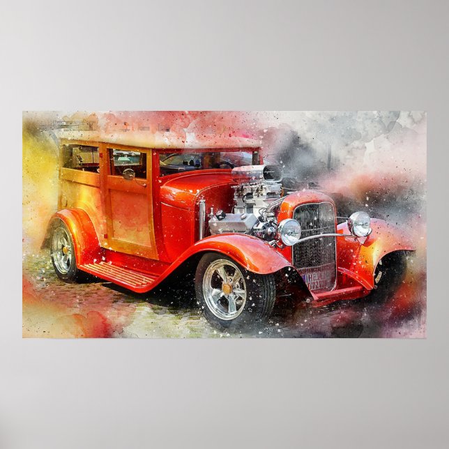 Antique Car Poster (Front)