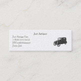 Antique Car Profile - Business Card