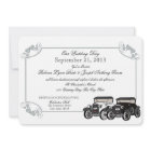 Antique Car Wedding Invitation Zazzle