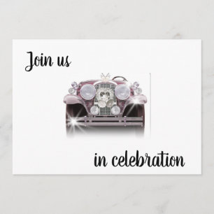 ANTIQUE CAR WEDDING INVITATIONS