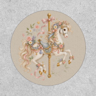 Antique Carousel Horse Cottagecore Gift Patch