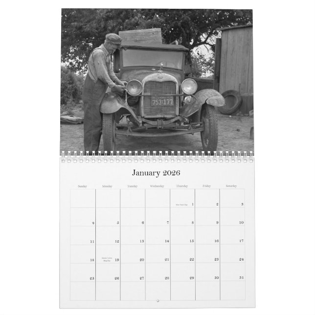Antique Cars- 2011 Calendar (Jan 2026)
