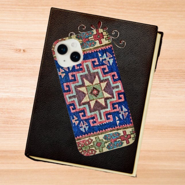 Antique Caucasian Oriental Rug Design iPhone Case (Creator Uploaded)
