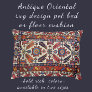 Antique Caucasian Oriental Rug Design Pet Bed