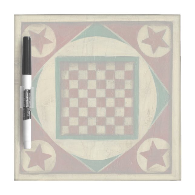 Antique Checkerboard by Ethan Harper Dry-Erase Board (Front)