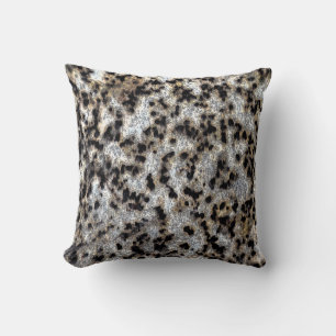 Antique Cheetah Print Design Throw Pillow