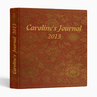 Antique Chinese Silk Journal Ring Binder