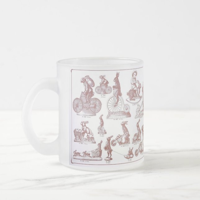 Antique Chocolate Mold Catalog Easter Bunny Mug (Left)