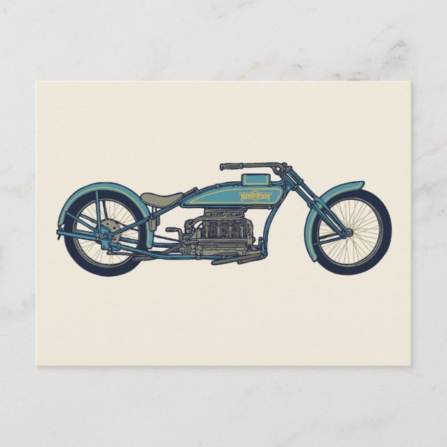 Antique Chopper II Postcard (Front)