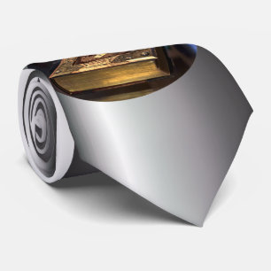 Antique Christian Bible Neck Tie