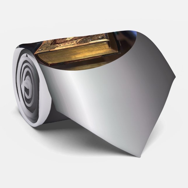 Antique Christian Bible Neck Tie (Rolled)