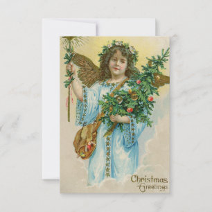 Antique Christmas Greetings Card